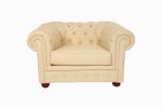 One-seater sofa Chesterfield