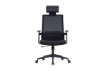 Office chair mesh 22268A Black, high back