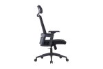 Office chair mesh 22268A Black, high back