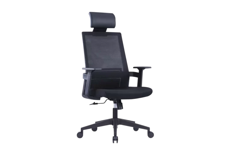 Office chair mesh 22268A Black, high back