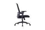 Office chair Mesh 22268B medium back, Black