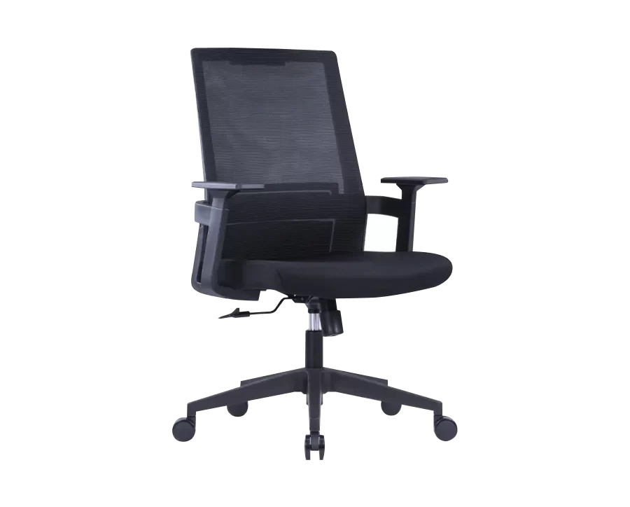 Office chair Mesh 22268B medium back, Black