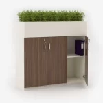 BOTANICAL Workstation Side Cabinet with Planter