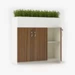 BOTANICAL Workstation Side Cabinet with Planter