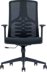 Ellin (Mesh Ergonomic office chair medium back, Black)