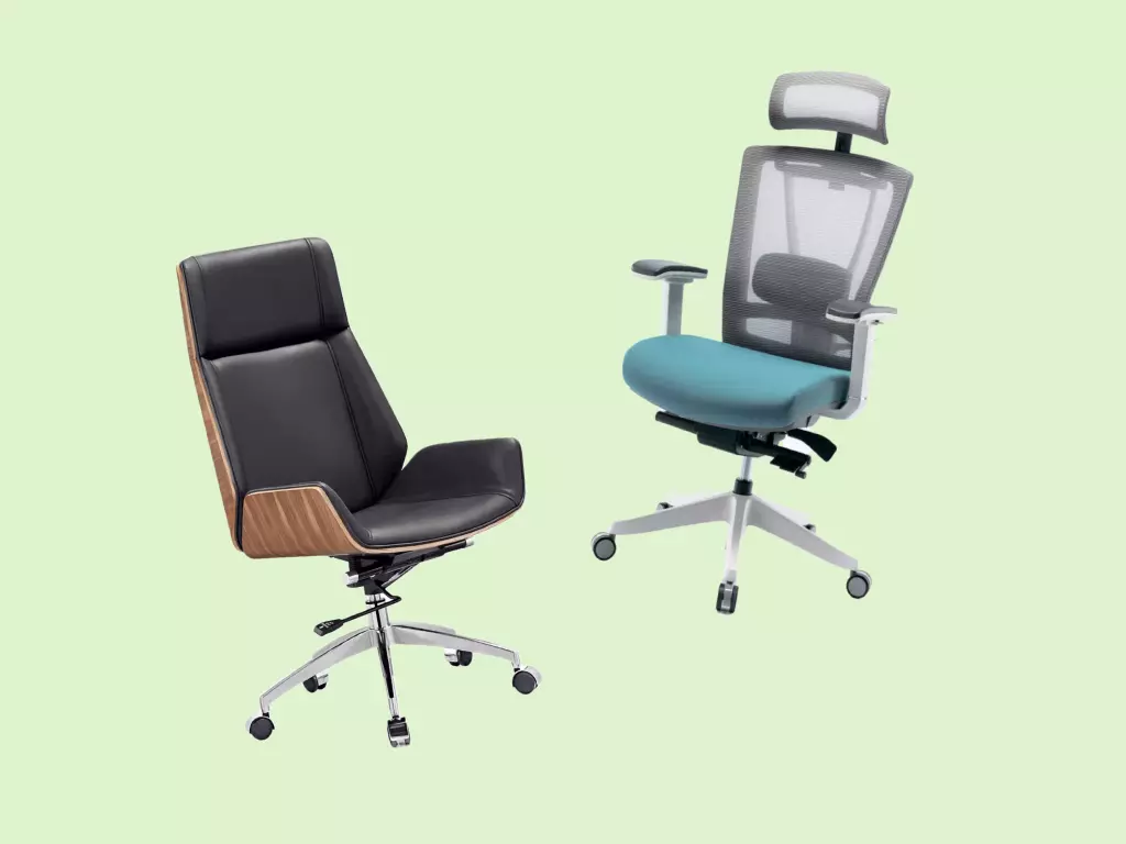 Difference between mesh office chair and leather office chair