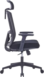 Barrel (Mesh Ergonomic office chair high back, Black)