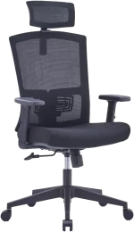 Barrel (Mesh Ergonomic office chair high back, Black)