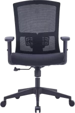 Barrel (Mesh office chair medium back, Black)