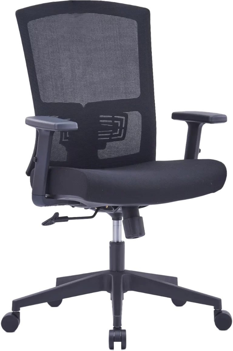 Barrel (Mesh office chair medium back, Black)