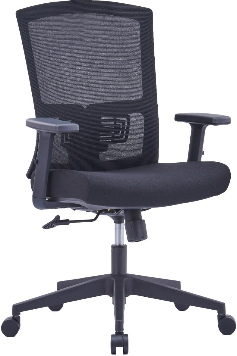 Barrel (Mesh office chair medium back, Black)