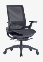 Nicole. Mesh ergonomic office chair medium back