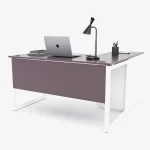 Alex Series. L-Shape Office Desk with Built-In Storage