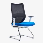 Vision. Mesh ergonomic office chair visitor