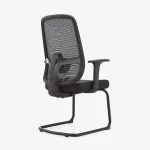 Mesh ergonomic office chair visitor