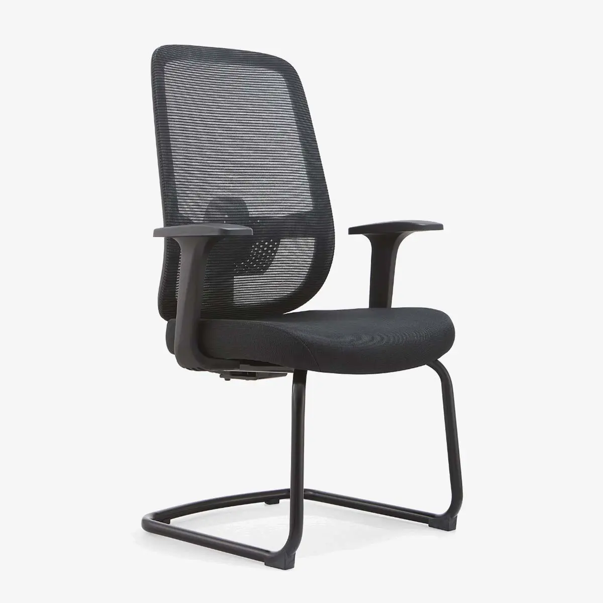 Mesh ergonomic office chair visitor