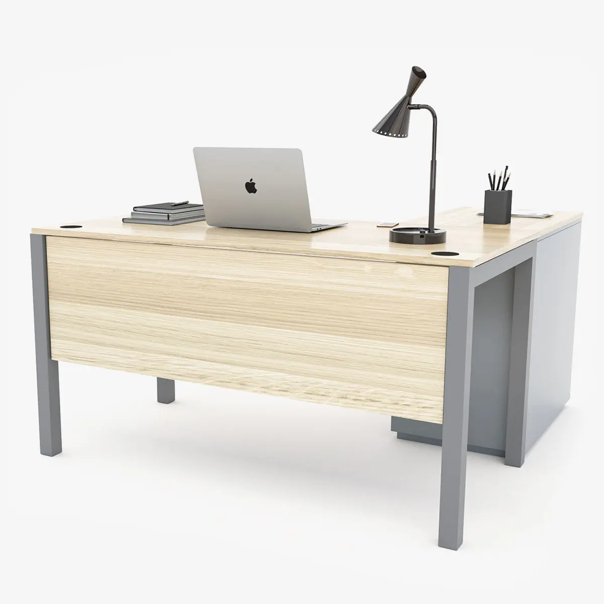 Exquisite Series. L-Shape Executive Desk. Ellamau Beach