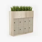 VITA Workstation Side Cabinet with Planter