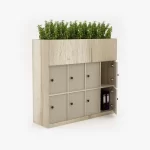 VITA Workstation Side Cabinet with Planter