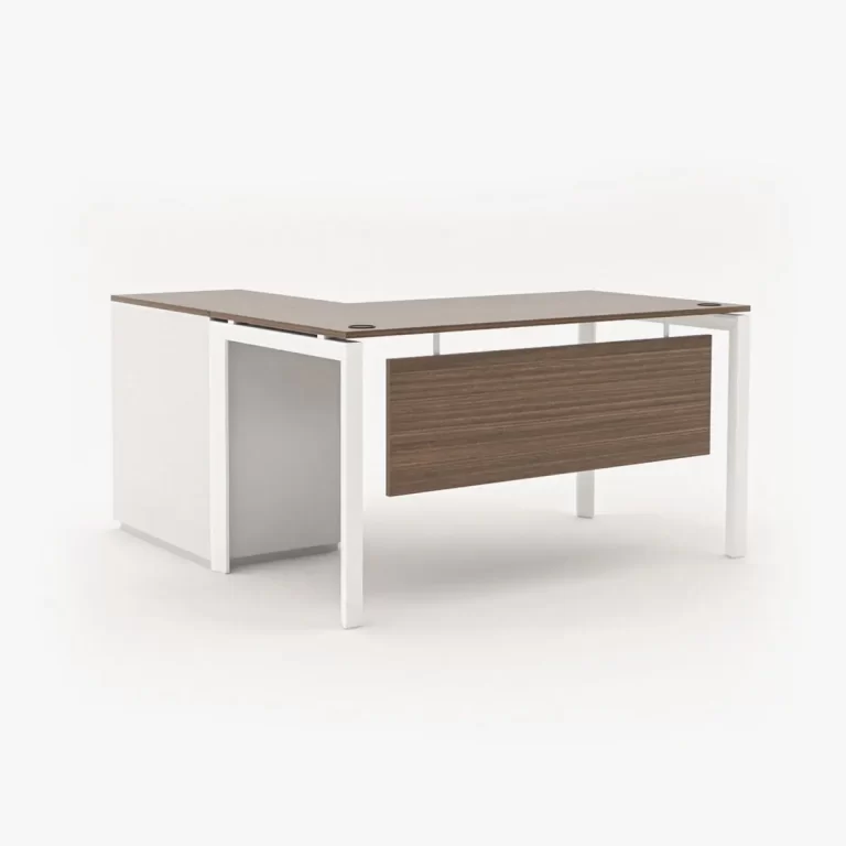 NOVA L-Shape Executive Desk with Built-In Storage