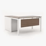 SWIFT Series L-Shape Desk with Built-In Storage