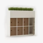 VITA Workstation Side Cabinet with Planter