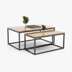 CLOUD Dual Rectangular Coffee Table