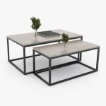 CLOUD Dual Rectangular Coffee Table