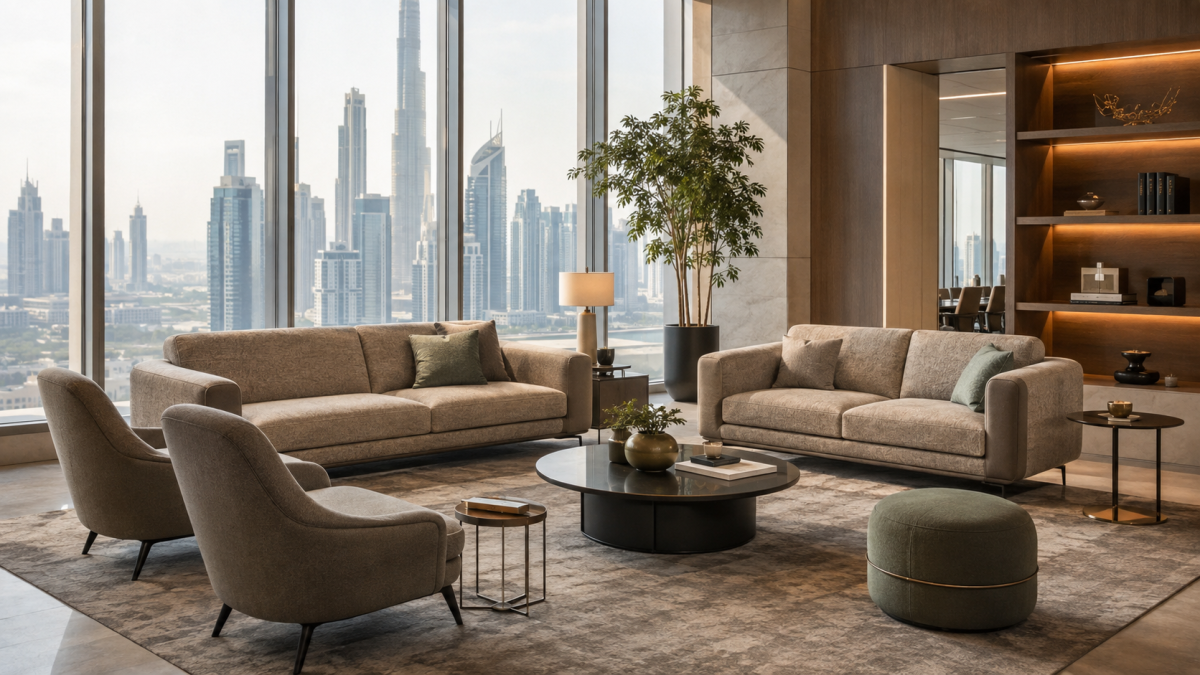 Office Sofa Manufacturers in Dubai – Custom Office Sofas by Sky Space Furniture.